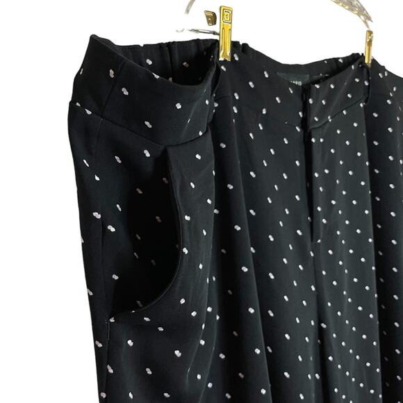 Torrid Polka Dot Black Wide Leg Office Dress Slacks Pants Plus Size 26 - Picture 5 of 10